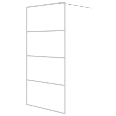 Obrázok produktu pre vidaXL Sprchová zástena pre sprchovací kút biela 100x195 cm ESG číre sklo