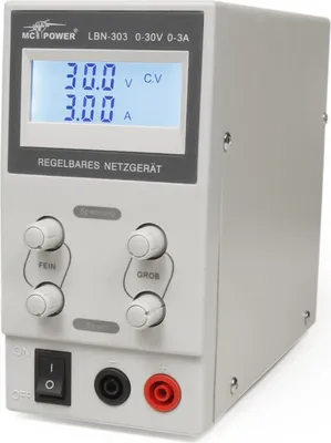 Produktbild von Labornetzgerät McPower LBN-303 0-30 V 0-3 A regelbar LC-Anzeige