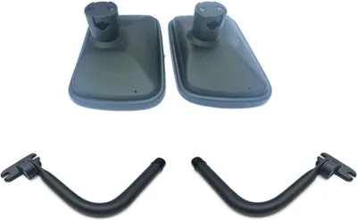 Produktbild von 2x Außenspiegel Rückspiegel 250x160 ř14-23mm LKW Bagger Spiegelarm Spiegelhalter Bügel SET