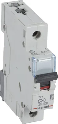 Image de Legrand TX3, Disjoncteur miniature, Type C, IP20, 240 - 415 V