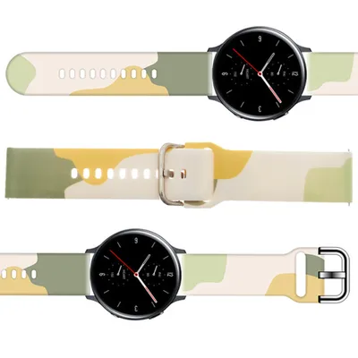Produktbild von Strap Moro für Samsung Galaxy Watch 45 / 46 / 47 mm Silikonarmband Uhrenarmband - Muster 14