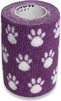 Zdjęcie produktu dla Bandaż kohezyjny 7,5cm x 4,5m fioletowy w łapki
