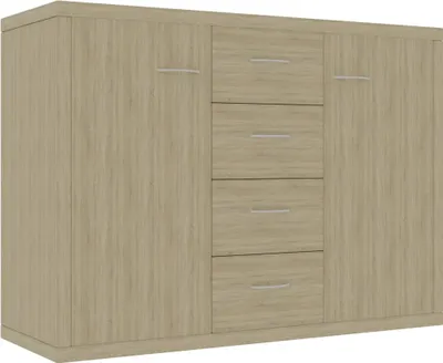 Produktbild von Sideboard Sonoma-Eiche 88x30x65 cm Holzwerkstoff