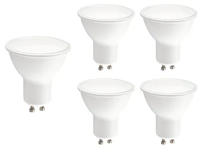 Produktbild von Kobi GU10 LED Spot Lampe 1W 90lm 6000K 230V 5 Stück