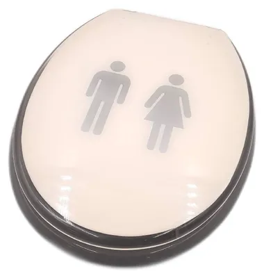 Produktbild von Poseidon WC Sitz Badezimmer Zubehör One Grau Polyresin komfortabler Toilettensitz langlebig hochwert