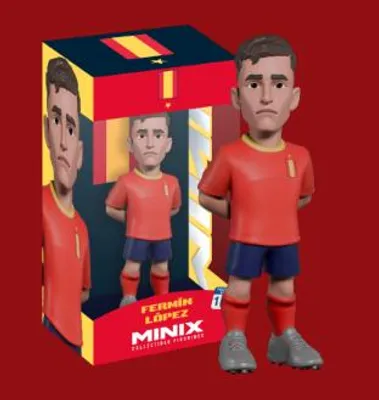 Immagine prodotto di Spagna – López – Figurina Minix per i Mondiali, 12 cm