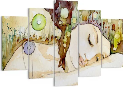Produktbild von Bild auf Leinwand - Leinwandbild - Frau modern - 150x100cm - Wand Bild - Wanddeko - Wandbilder - Leinwanddruck - Bilder - Kunstdruck - Wanddekoration - Leinwand bilder - Wandkunst - EA150x100-3553