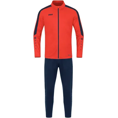 Produktbild von JAKO Unisex Trainingsanzug Polyester Power, Farbe:flame/marine, Größe:XXL
