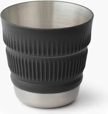Produktbild von Detour Stainless Steel Collapsible Mug 475ml schwarz - beluga black