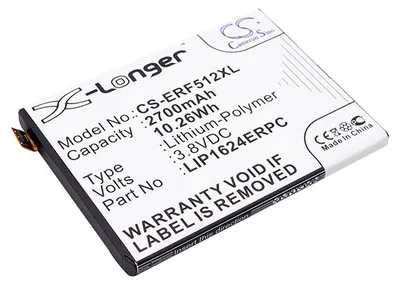 Obrázek produktu pro TECHTEK Baterie kompatibilní s [Sony Ericsson] F5121, F5122, Xperia X, Xperia X Dual nahrazuje 1300-3513, pro LIS1624ERPC