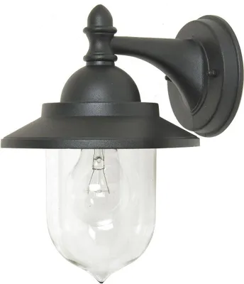 Produktbild von Elstead Sandown Außen-Wandleuchte E27 Schwarz IP44
