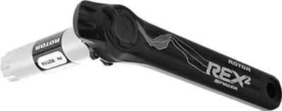 Produktbild von Rotor Inpower Rex 2 Linke Kurbel Mit Leistungsmesser Schwarz 170 mm Schwarz 170 mm