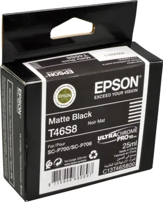 Produktbild von Epson UltraChrome Pro, Standardertrag, Schwarz, Tinte auf Pigmentbasis, 25 ml, 1 Stück(e), Einzelpackung