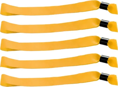 Produktbild von CombiCraft Eintrittskontrollbänder aus Stoff (Textilbändchen) in Gelb- 100 Stück