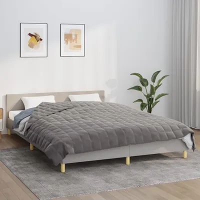 Obrázok produktu pre vidaXL Záťažová deka Grey 220x230 cm 15 kg Látka