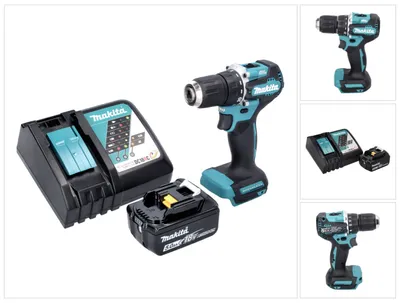 Produktbild von Makita DDF 487 RT1 Akku Bohrschrauber 18 V 40 Nm Brushless + 1x Akku 5,0 Ah + Ladegerät