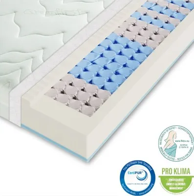 Produktbild von VARIO LUX Greenfirst taštičkový matrac 80x200 cm H4 H3, výška cca 22 cm, 7-zónový matrac 80x200, priedušný poťah s úpravou Greenfirst®