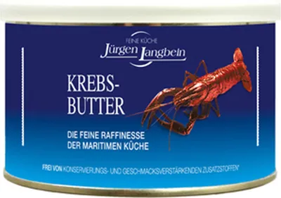 Produktbild von Jürgen Langbein Krebsbutter Kulinarische Hamburger Spezialität 380g