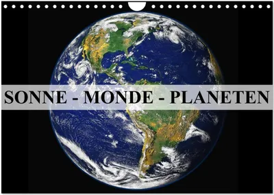 Produktbild von Sonne, Monde und Planeten (Wandkalender 2026 DIN A4 quer), CALVENDO Monatskalender