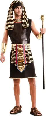 Ägypter Kostüm Pharao Ramses III. für Herren Gr. M/L Antike Fasching Karneval Mottoparty Paarkostüm