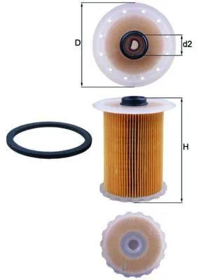 Immagine prodotto di Filtro carburante KNECHT KX 183D