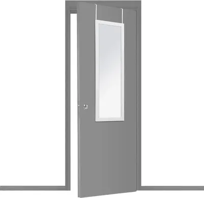 Produktbild von Weißer klassischer türspiegel 36x110 - 5 five simply smart