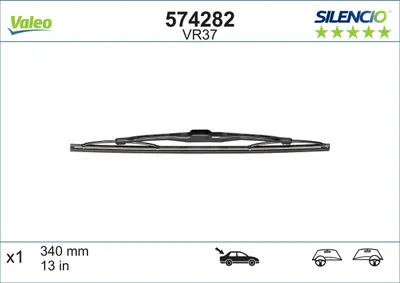 Obrázok produktu pre zadný stierač VALEO SILENCIO (1 ks) (340 mm) 574282