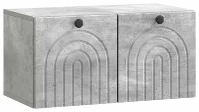 Productafbeelding van vidaXL Wandmeubel voor televisie, betonkleur, 59,5 x 31 x 30 cm