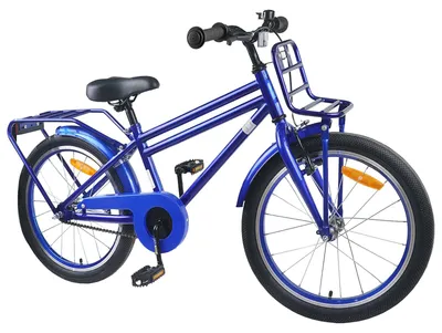 Image de vidaXL Vélo enfant 20 pouces pour 6-11 ans bleu foncé