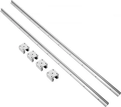 Immagine prodotto di Guide lineari - Alluminio - Blocchi scorrevoli - Cuscinetti lineari - 1500 mm - Acciaio per utensili