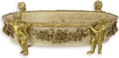 Produktbild von Casa Padrino Luxus Barock Porzellan Schale Durchmesser 31,5 x H. 12 cm