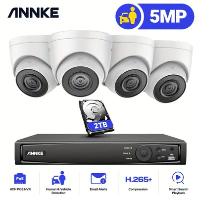 Produktbild von Überwachungskamera-Set - Kamerabeobachtung - CCTV-System - Überwachungskamera - IP-Kamera