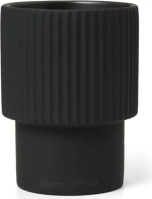 Produktbild von Marc O’Polo Zahnbürstenhalter THE WAVE aus langlebigem Steingut Farbe Anthracite