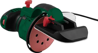 A power tool, specifically an edge sander, is shown against a white background.