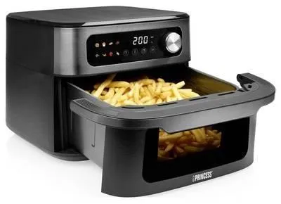 Obrázok produktu pre Princess 182480, Teplovzdušná fritéza, 10 L, 200 °C, Samostarný, Čierna, Dotyk
