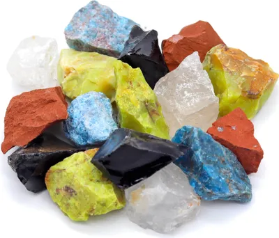 Produktbild von LAVISA Premium Heilsteine Edelsteine Mischungen | Natürliche Kristalle für Dekoration und Wohlbefinden | 100% Natursteine Mineralsteine (5 Elemente)
