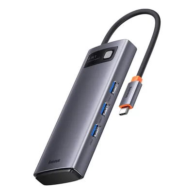 Image de BASEUS HUB Adapter 6in1 Type C WKWG030213/BS-OH042 0,15 m gris