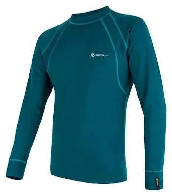 Produktbild von T-Shirt „Sensor“ – Herren lang Saphirblau größe XL 16200044-03