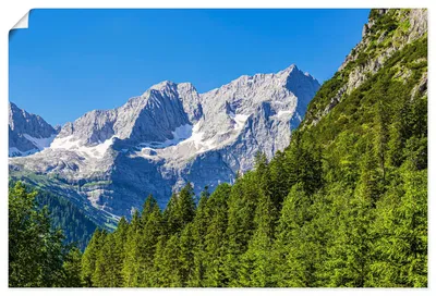 Produktbild von ARTland Poster Landschaft im Rißtal in Österreich Größe: 120x80 cm