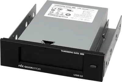 Image de Overland-Tandberg RDX QuikStor - RDX - USB 3.2 Gen 1 (3.1 Gen 1) - Nero - 15 ms - 550 000 h - Windows Server 2008 R2 - Windows Server 2008 - Windows Server 2003 - Windows 7 - Windows XP - Windows...