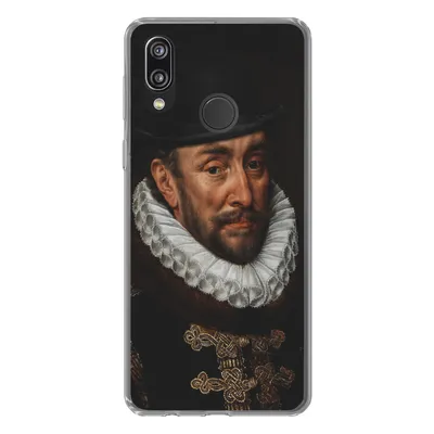 Produktbild von MuchoWow® Handyhülle Schutzhülle Hülle für Huawei P20 Lite (2020) Gemälde - Wilhelm von Oranien - Alte Meister Silikon Softcase Handy Hülle - Kartenhalter