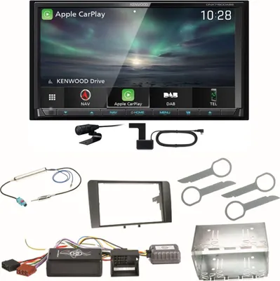 Produktbild von Kenwood DNX-7190DABS Android Auto Carplay DAB+ CD Einbauset für Audi A3 8P 8PA