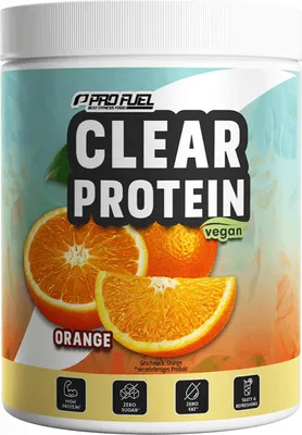 Produktbild von ProFuel Clear Protein Vegan (360g) Orange - Eiweiße - Klares Protein