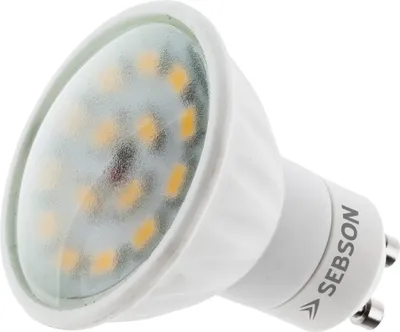 Produktbild von LED Lampen GU10 5W - Leuchtmittel warmweiss 3000K 380lm 110° 230V SEBSON
