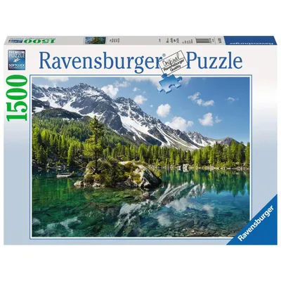 Produktbild von 1500 Teile Ravensburger Puzzle Bergmagie 16282