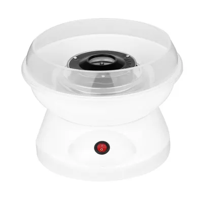 Imagen del producto de Máquina de algodón de azúcar de colores AIORBER para niños: fácil de usar, varios colores, para uso doméstico, 25*25*18 cm, color blanco