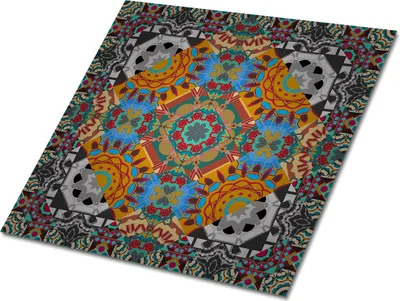 Produktbild von Selbstklebende Platten 30x30 cm Wandpaneele 9 Stück im Set Wanddeko - Orientalisches Muster