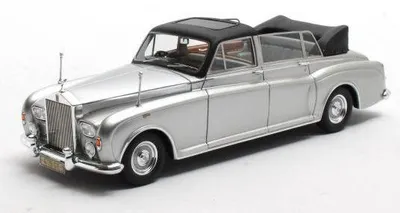 Produktbild von Matrix 1:43 Rolls Royce Phantom VI Landaulette (1973) - silver met.