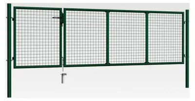 Produktbild von Gartentor aus Stahl 350 x 100 cm