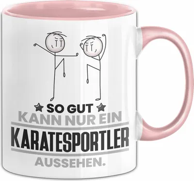 Produktbild von Karatesportler Geschenk Tasse So Gut Kann Nur Ein Karatesportler Aussehen Geschenkidee Kaffee-Becher (Rosa)